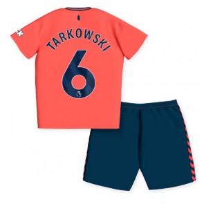 Everton James Tarkowski #6 Replika Babytøj Udebanesæt Børn 2023-24 Kortærmet (+ Korte bukser)